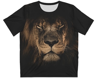 African Lion T-Shirt, Lion Lover Shirt, Lion Gift, Big Cat Gift, Boy Girl Lion Shirt, Animal Adult Kids T-Shirt
