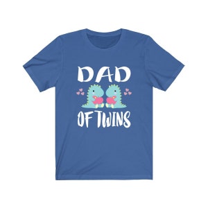 Dad Of Twins Dinosaurs Shirt, Dad Of Twins Gift, Dad Of Twins Announcement Shirt, Father Of Twins Gift T-Shirt
