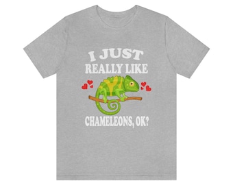 Ich mag Chamäleons Ok Shirt, Chamäleon Liebhaber Geschenk, Chamäleon ReptilIen Tier Liebhaber Erwachsene Kleinkind Kind Geschenk T-Shirt