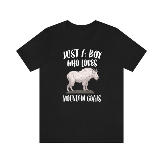 Just A Boy Who Loves Goats T-Shirt Funny Goat Tee Just A Boy Who Loves Goats T-Shirt Funny Goat Tee