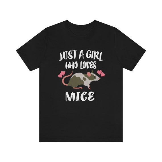 Love Mice Typography Retro Pet Mouse Or Rat Gift Shirt - W Love Mice Typography Retro Pet Mouse Or Rat Gift Shirt - W