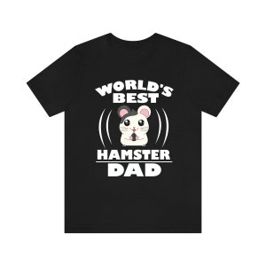 &#39;s Werelds beste hamster dad shirt, hamster lover shirt, hamster dad shirt, grappige hamster cadeau, jongen meisje shirt