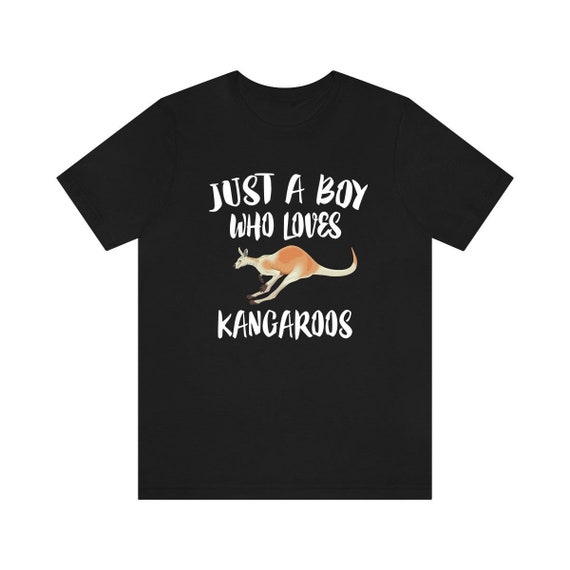 Just T-shirt Loves Etsy Shirt, Kids Kangaroo A Lover Kangaroos Shirt, Kangaroo Who Animal - Kangaroo Gift, Boy Adult Shirt,