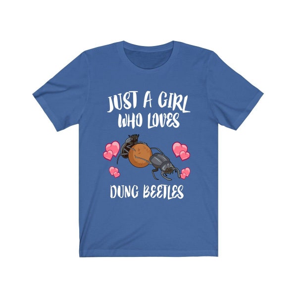 Just A Girl Who Loves Dung Beetles Shirt, Insect Lover Shirt, Dung Beetle Shirt, Adult Toddler Infant Kids Gift T-Shirt