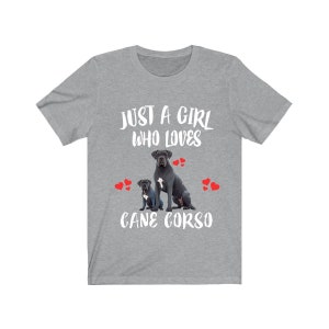 Just A Girl Who Loves Cane Corso Shirt, Dog Lover Shirt, Cane Corso Dog, Animal Toddler Infant Kids Gift T-Shirt