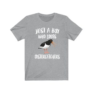 Just A Boy Who Loves Oystercatchers Birds Shirt, Oystercatcher Lover Shirt, Birding Shirt, Oystercatcher Gift, Animal Adult Kids T-Shirt