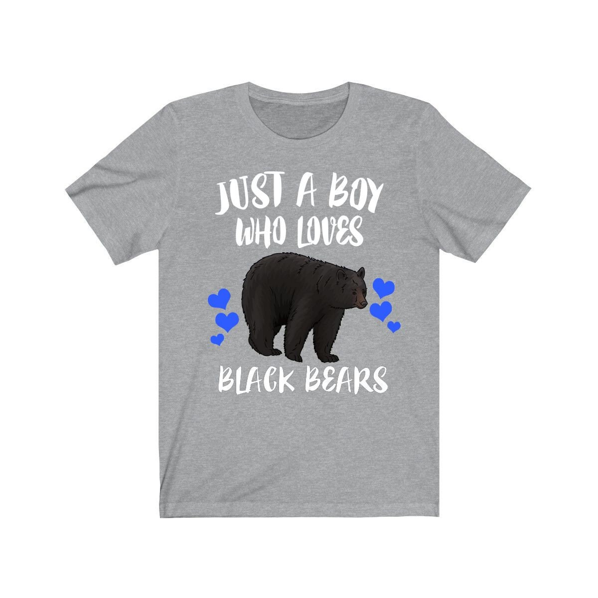 Just A Boy Who Loves Black Bears Shirt, Black Bear Lover Shirt