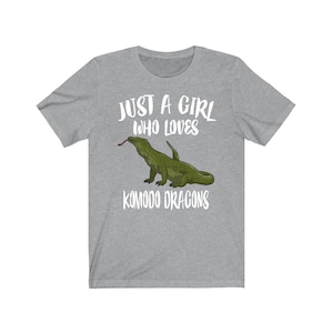 Just A Girl Who Loves Komodo Dragons Shirt, Komodo Dragon Lover Shirt, Komodo Dragon Lover Gift Shirt, Animal Adult Toddler Kids T-Shirt