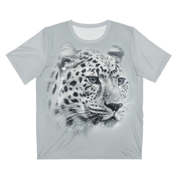 Snow Leopard Animal T-shirt, Leopard Lover Shirt, Snow