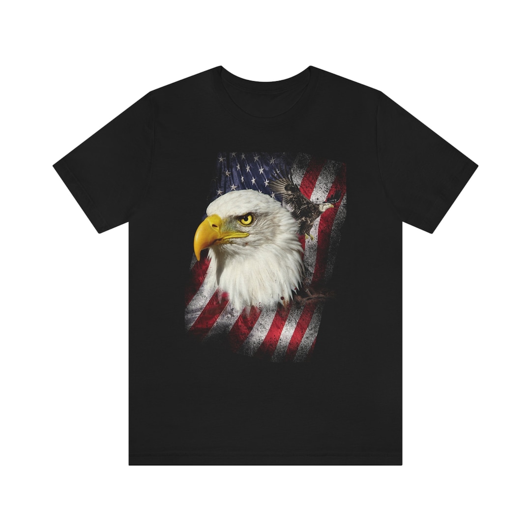 American Bald Eagle USA Flag Shirt, Eagle Lover Shirt, American Patriot