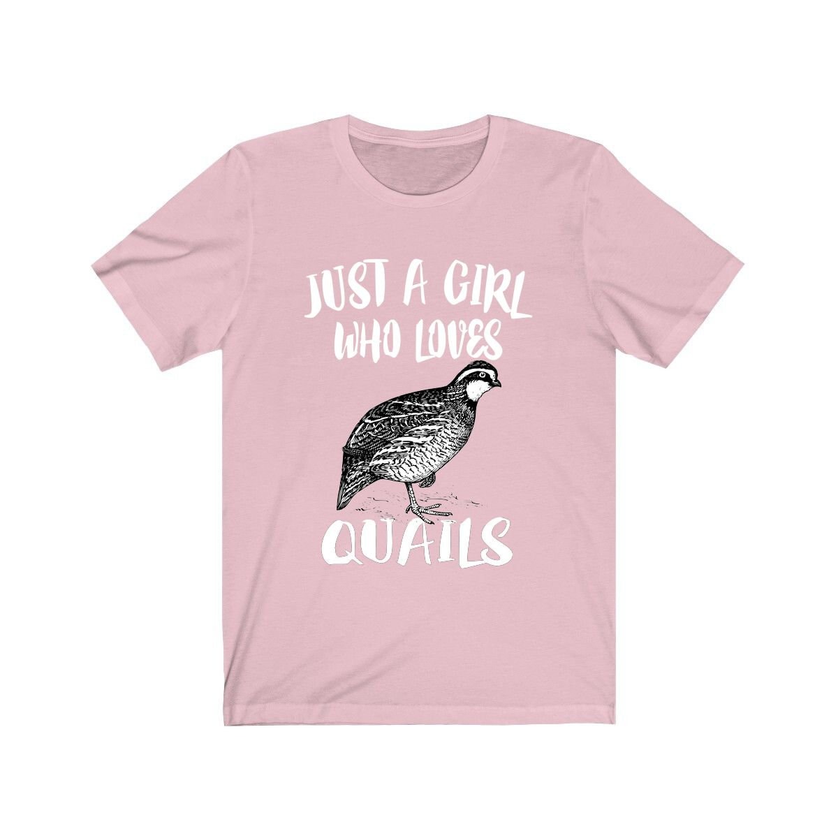 Just A Girl Who Loves Quails Shirt, Quail Lover Gift, Birds