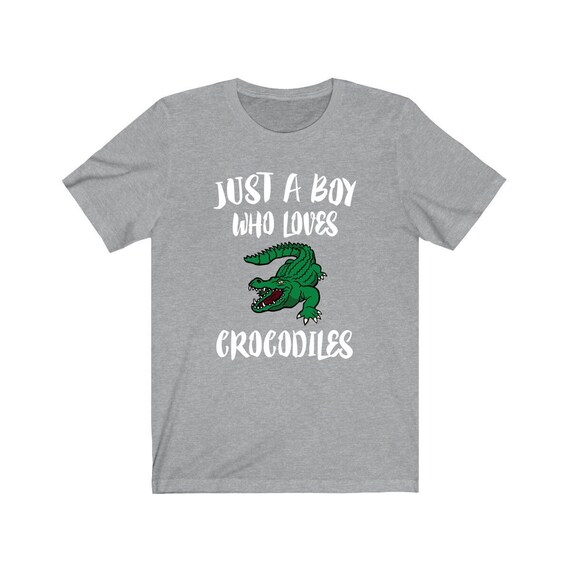 Just A Boy Who Loves Crocodiles Shirt, Crocodile Lover Shirt, Crocodile Shirt, Crocodile Lover Gift, Animal Adult Kids T-Shirt