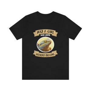 Just A Girl Who Loves Bearded Dragons Shirt, Bearded Dragon Shirt, Bearded Dragon Lover Gift, Bearded Dragon Lover Shirt, Animal Adult Kids