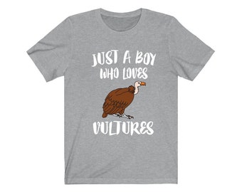 Just A Boy Who Loves Vultures Bird Shirt, Vulture Lover Shirt, Vulture Shirt, Birding Lover Gift, Animal Shirt