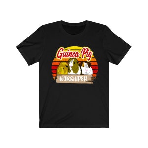 Guinea Pig Worshiper Funny Shirt, Guinea Pig Owner Shirt, Guinea Pig Lover Gift, Guinea Pig Tee, Guinea Pig Gift, Animal T-Shirt