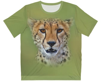 Cheetah T-Shirt, African Cheetah Shirt, Cheetah Lover Shirt, Cool Big Cat Gift, Boy Girl Cat Shirt, Animal Adult Kids T-Shirt