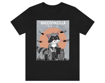 Raccoonzilla Waschbären, lustiges Waschbär-Tier-Shirt