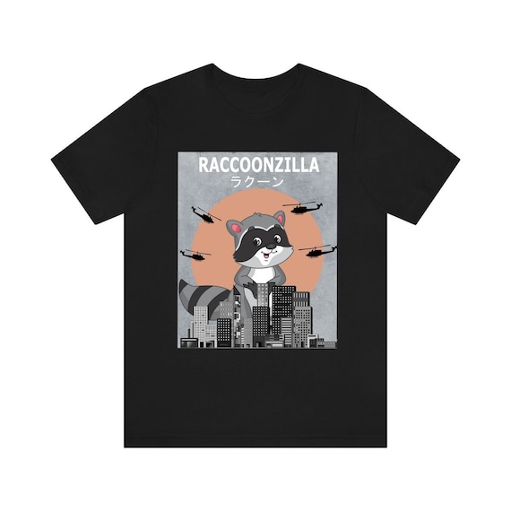 Raccoonzilla Raccoons, Funny Raccoon Animal Shirt - Etsy