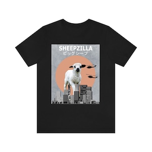 Sheepzilla Sheep Shirt, Funny Sheep Lover Shirt, Sheep Shirt, Sheep Lover Gift, Sheep Boy Girl T-Shirt