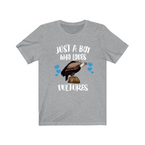 Just A Boy Who Loves Vultures Shirt, Vulture Lover Shirt, Vulture Shirt, Bird Lover Gift, Animal Adult Kids T-Shirt