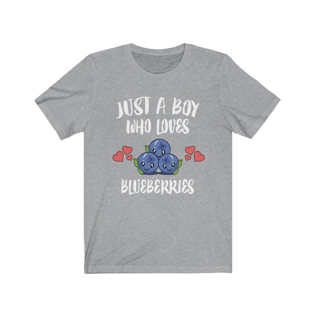 Just A Boy Who Loves Blueberries Shirt, Fruit Vegan Shirt