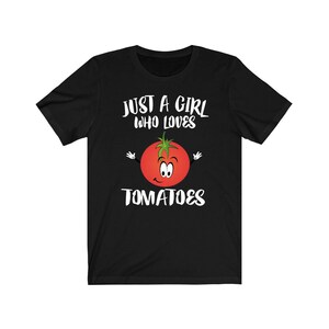 Just A Girl Who Loves Tomaten Shirt, Tomaten Liebhaber Shirt, Vegan Shirt, Gemüse Liebhaber Shirt, Erwachsene Kleinkind Kind Geschenk T-Shirt
