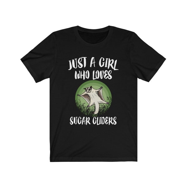 Just A Girl Who Loves Sugar Glider Shirt, Sugar Glider Lover Shirt, Sugar Glider Geschenk, Animal Lover Shirt, Erwachsene Kleinkind Geschenk T-Shirt