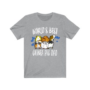 World&#39;s Best Guinea Pig Dad Shirt, Guinea Pig Owner Shirt, Guinea Pig Lover Gift, Guinea Pig Tee, Animal Adult Toddler Kids T-Shirt