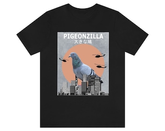 Pigeonzilla Funny Pigeon Shirt, Pigeon Lover Shirt, Pigeon Shirt, Bird Lover Gift, Birding Boy Girl T-Shirt