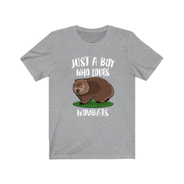 Just A Boy Who Loves Wombats Shirt, Wombat Lover Shirt, Wombat Shirt, Wombat Lover Gift, Animal Adult Kids T-Shirt