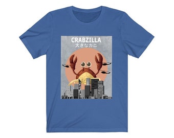 Crabzilla Crabs Shirt, Crab Lover Shirt, Crab Lover Shirt, Crab Gift, Animal Lover Shirt, Adult Toddler Infant Kids Gift