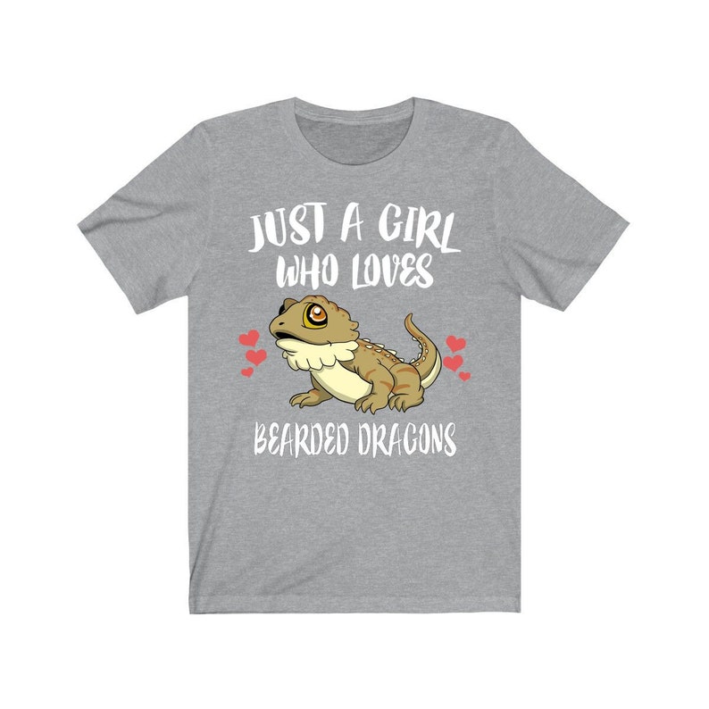 Just A Girl Who Loves Bearded Dragons Shirt, Lizard Gift - Etsy