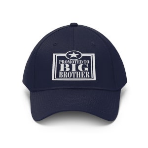 Promoted To Big Brother Gift Unisex Twill Hat
