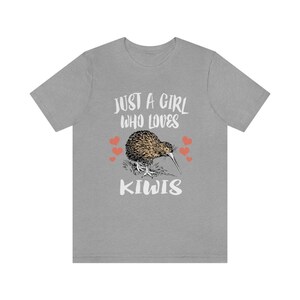 Just A Girl Who Loves Kiwis Birds Shirt, Kiwi Bird Lover Shirt, Birding Gift, Bird Shirt, Adult Kids Animal T-Shirt