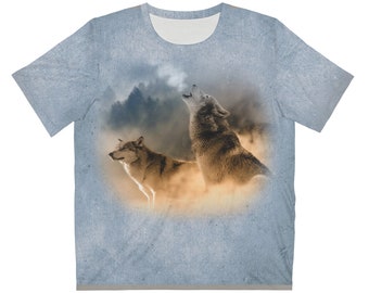 Wolf Pack T-Shirt, Wolf Lover Shirt, Cool Grey Wolves Gift, Boy Girl Wolf Shirt, Animal Adult Kids T-Shirt