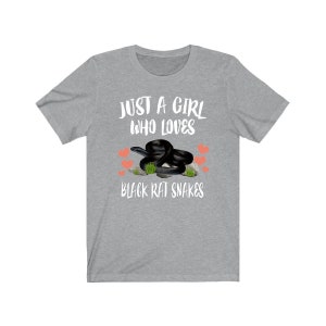 Just A Girl Who Loves Black Rat Snakes Shirt, Black Rat Snake Shirt, Snake Lover Shirt, Animals Adult Toddler Infant Kids Gift T-Shirt