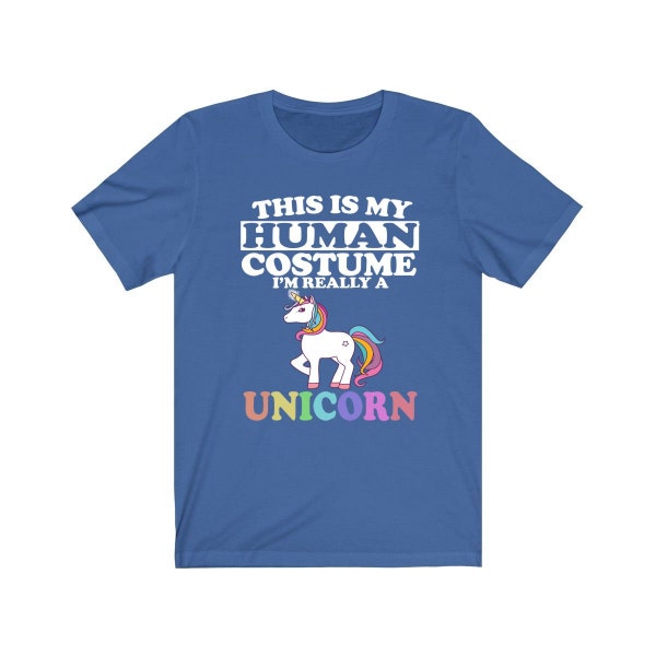 This Is My Human Costume I'm Really A Einhorn Shirt, Einhorn Liebhaber Shirt, Einhorn Shirt, Lustiges Einhorn Geschenk, Tier Erwachsene Kinder
