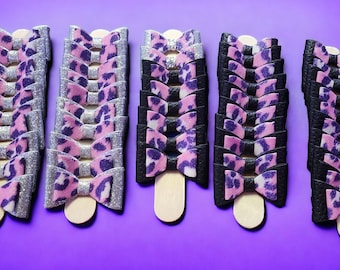 Animal print bow bundle