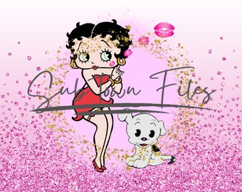 Red Dress Pink Betty Png Designs Oz Skinny Tumbler Etsy