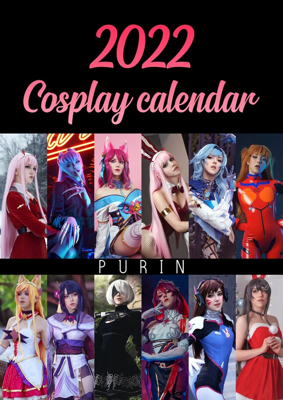 Purin 2022 Cosplay Calendar Etsy UK