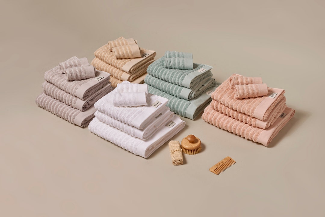 Luxury Organic Cotton Towels Sustainable Ecofriendly Bathroom Towels