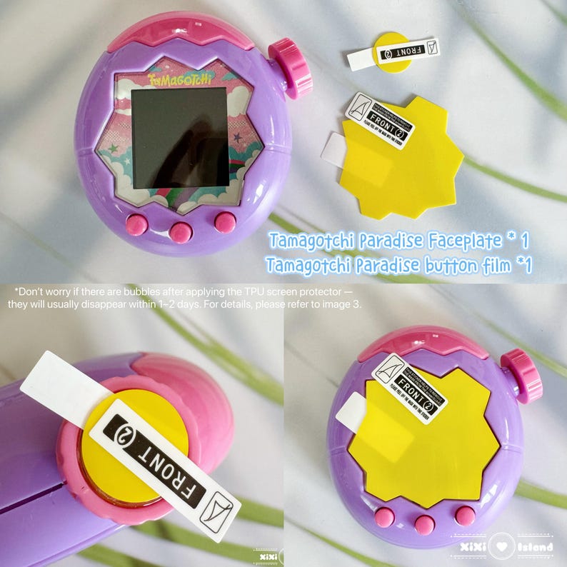 Tamagotchi Bildschirmschutz | Anti-Kratz-HD-Folie, weiche TPU-Folie Paradise TPU Film