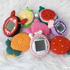 Cute/Kawaii Strawberry/Watermelon/Carrot/Bear/Cat/bowknot/Demon/hat/flower Case/Cover Tamagotchi Connection V1/V2/V3/V4/V5/Original/Nano - 1