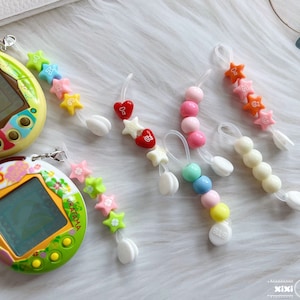 Tamagotchi charm | beads string charm | Tamagotchi Connection | Entama | Uratama