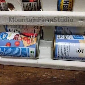 Farmhouse Pantry 10 slot can rack 50% off sale image 1