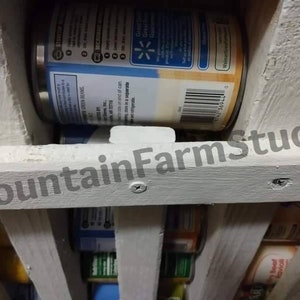 Farmhouse Pantry 10 slot can rack 50% off sale image 6