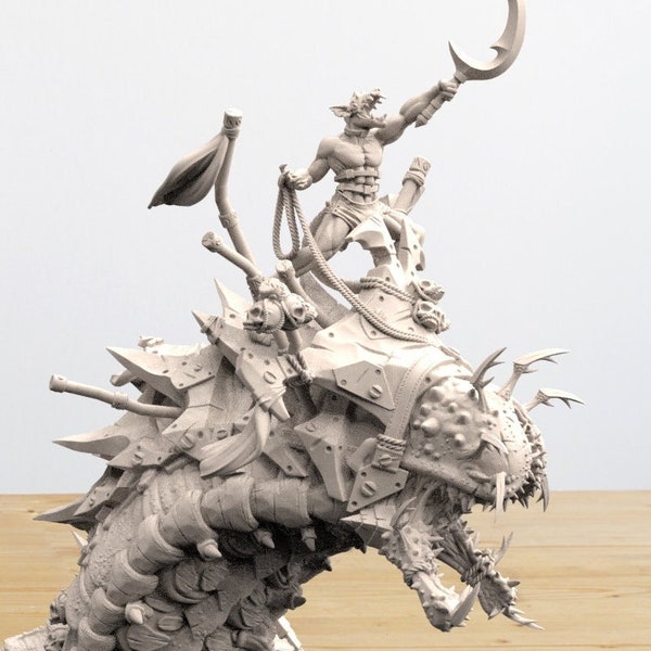 Ravager Wurm - Ratfolk - Enter the Drains - Resin Miniature for RPG's, DnD, Pathfinder - Cast N Play