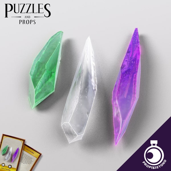 Crystal Shards - Life-sized prop for cosplay, LARPing and RPG games like D&D, Pathfinder and other RPG's