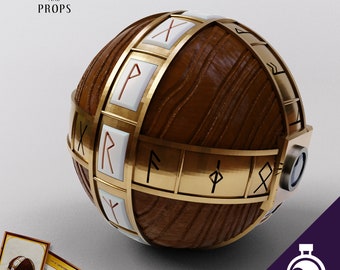 Orb of Safekeeping - Puzzle Box - Life-sized prop for escape rooms, cosplay, LARPing and RPG games like D&D, Pathfinder and other RPG's