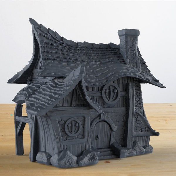 Redwood Home - from Fantasy Forest by 3D Tabletop Terrain - available in 15mm, 28mm, 32mm and 40mm scales.